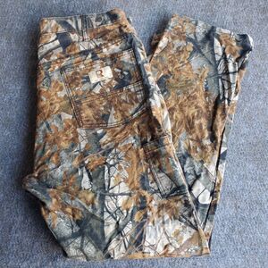 Real Work Wear Tree Evasion Camo Canvas Pants Men’s 38x32 Vintage 90s Hunting